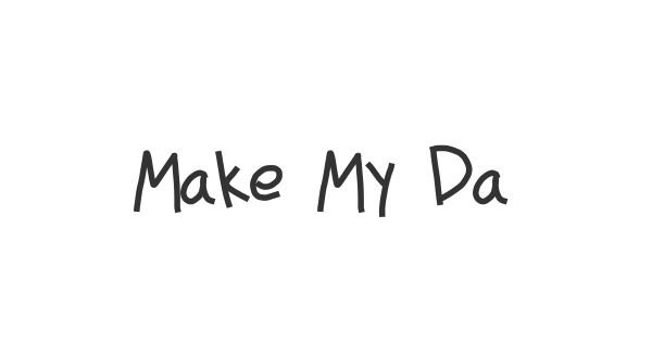 Make My Day font thumbnail